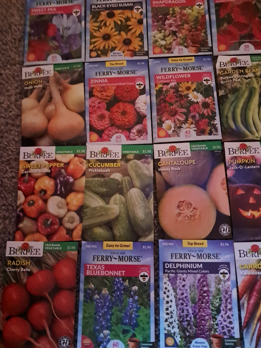 Assorted Seed Packet Collection - Multicolor - Picture 2 of 8